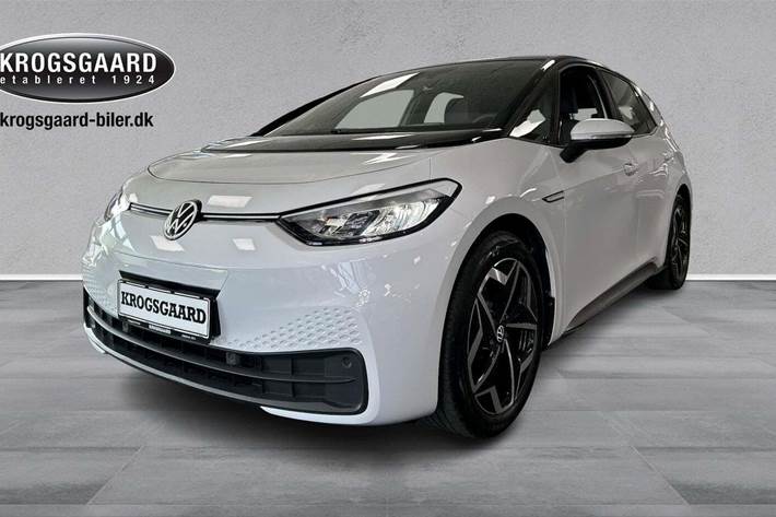 Hvid VW ID.3 fra 2021