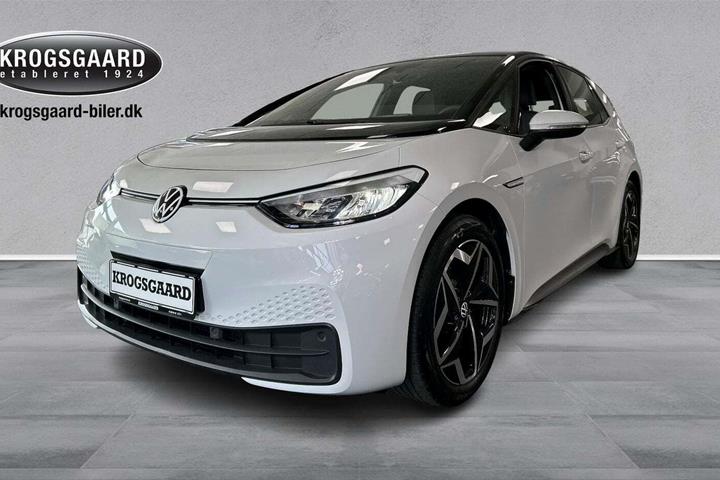 Hvid VW ID.3 fra 2021