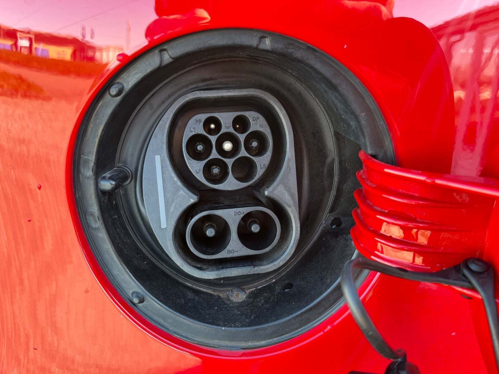 Rød Skoda Citigo-e fra 2020