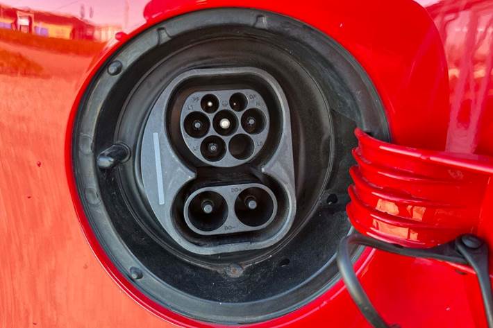 Rød Skoda Citigo-e fra 2020