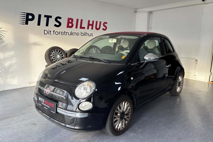 Sort Fiat 500C fra 2015