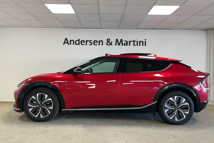 Rød Kia EV6 fra 2024