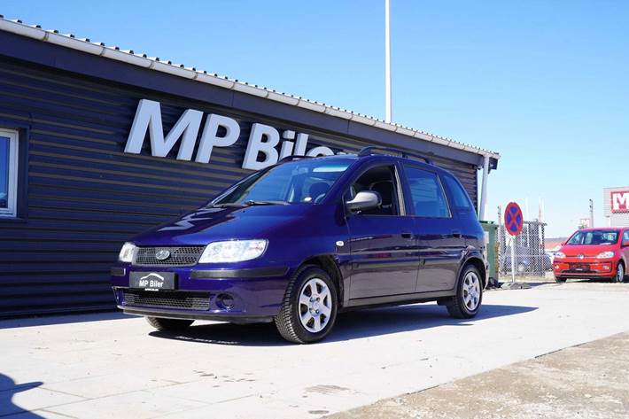 Blå Hyundai Matrix fra 2007