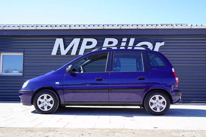 Blå Hyundai Matrix fra 2007