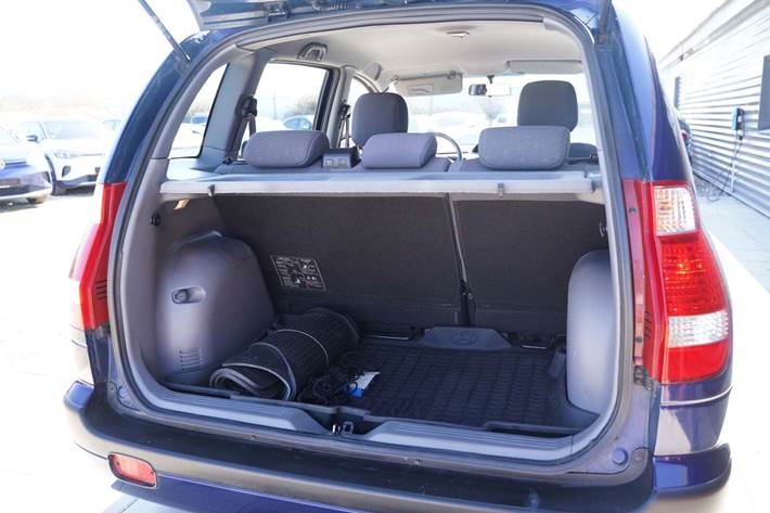 Blå Hyundai Matrix fra 2007
