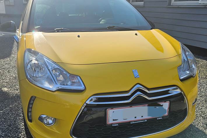 Gul Citroën DS3 fra 2013