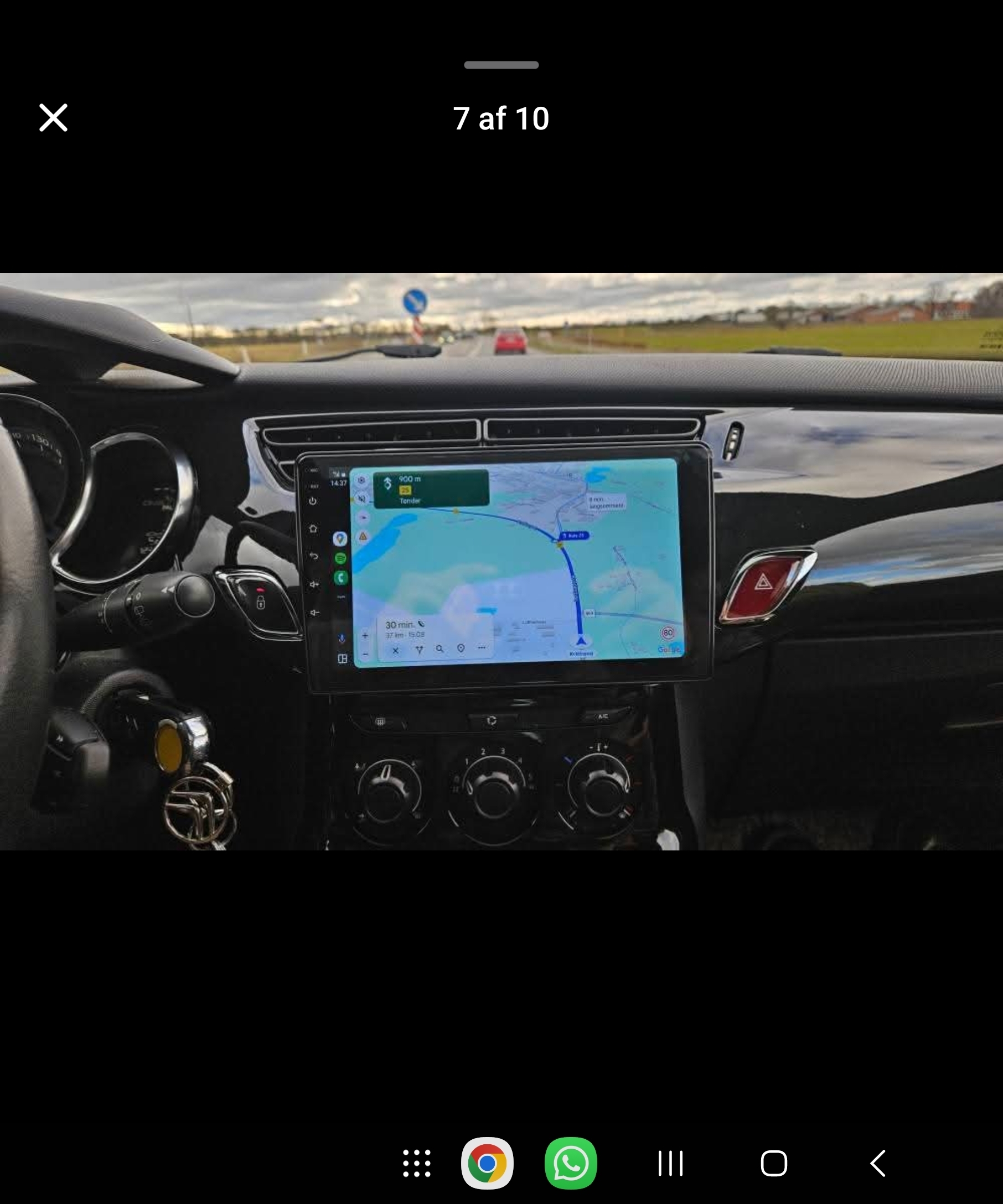 Gul Citroën DS3 fra 2013