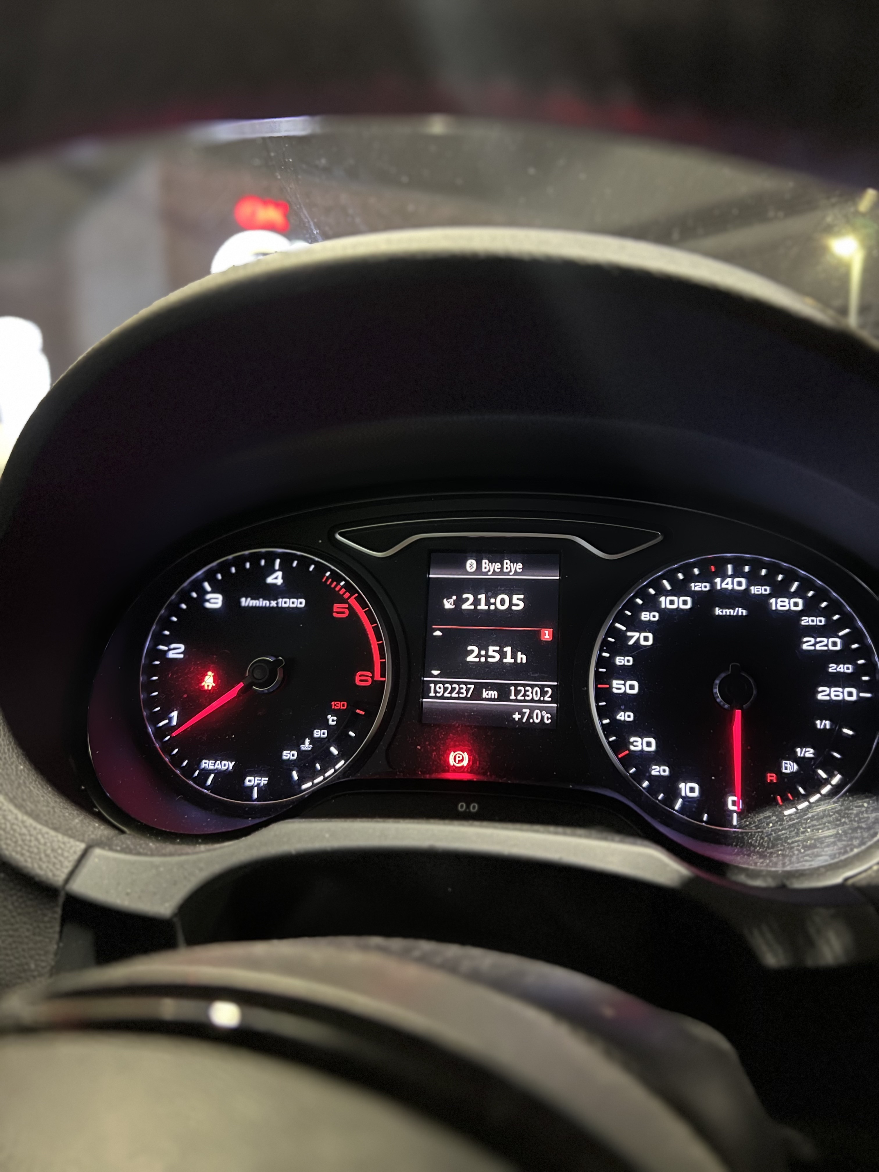 Sort Audi A3 Sportback fra 2015