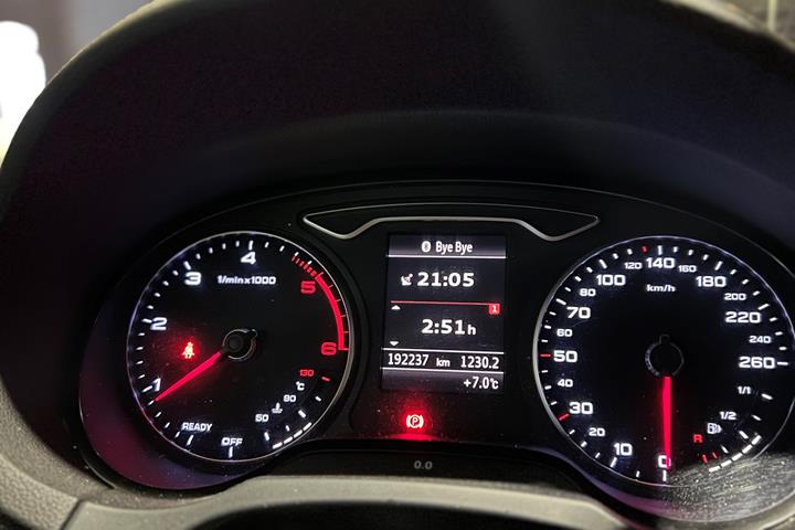 Sort Audi A3 Sportback fra 2015