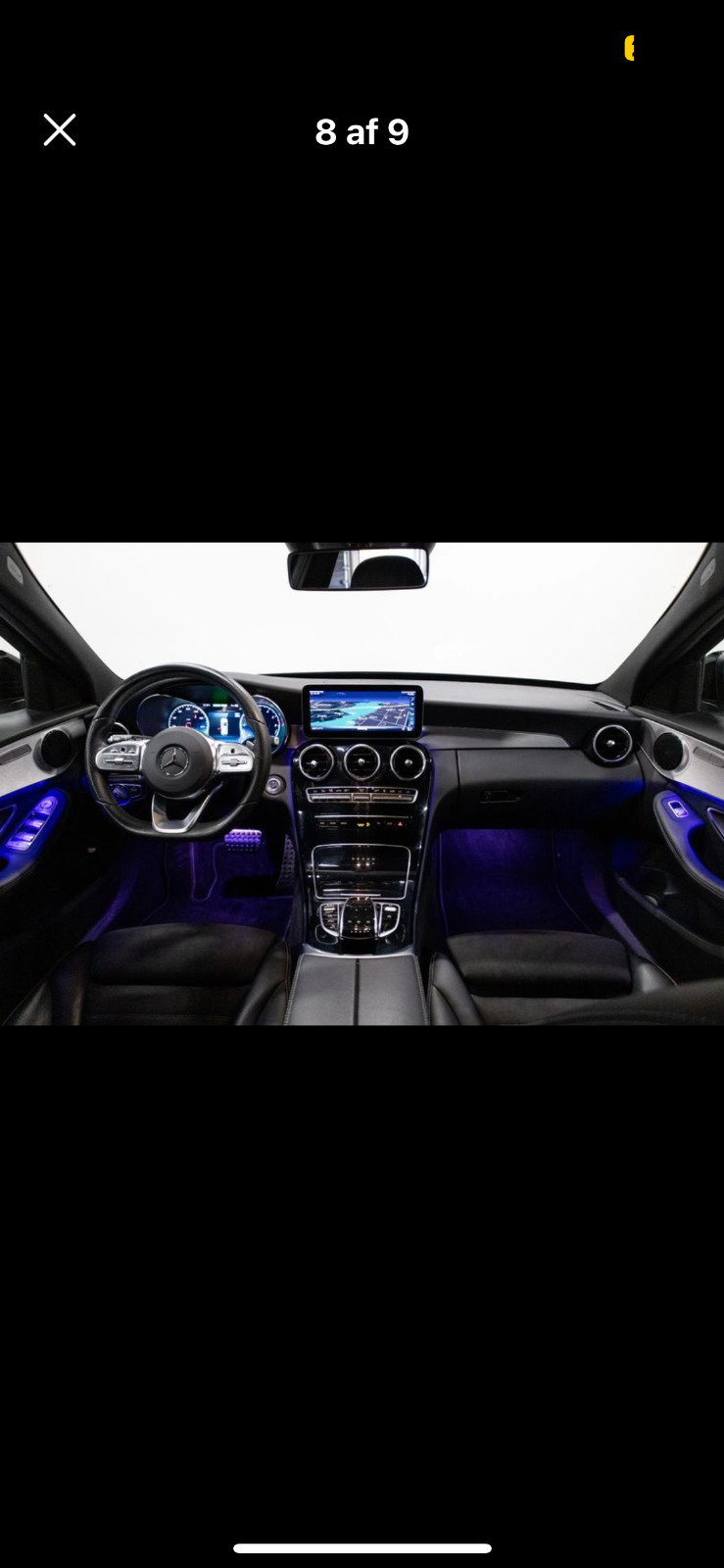 Grå Mercedes C300 de fra 2020