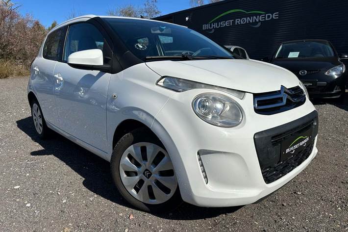 Hvid Citroën C1 fra 2016 set udefra