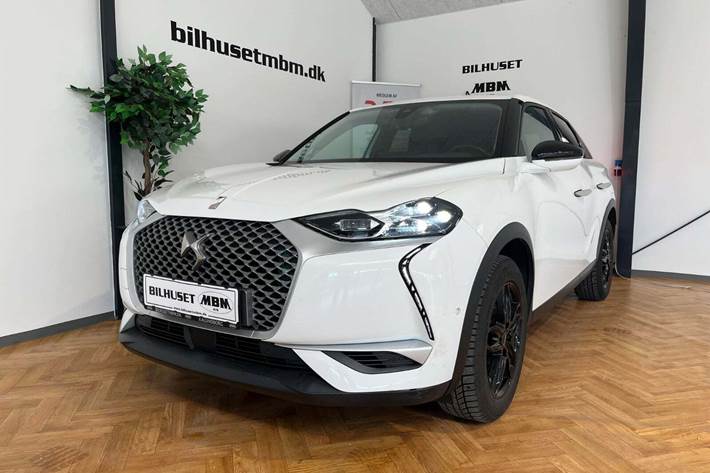 Hvid DS DS 3 CrossBack fra 2020 set udefra