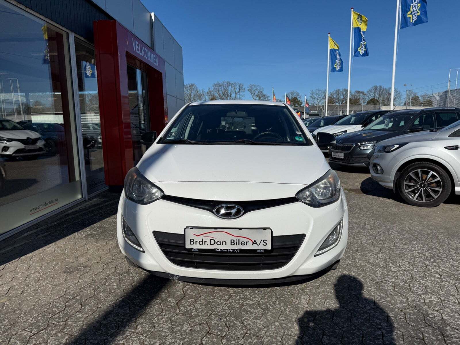 Hvid Hyundai i20 fra 2015