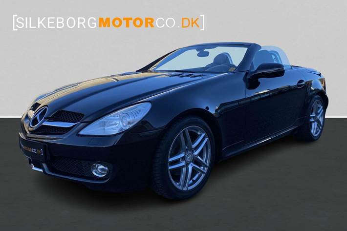Sort Mercedes SLK200 fra 2008