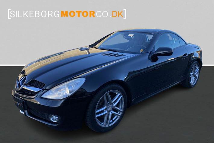 Sort Mercedes SLK200 fra 2008