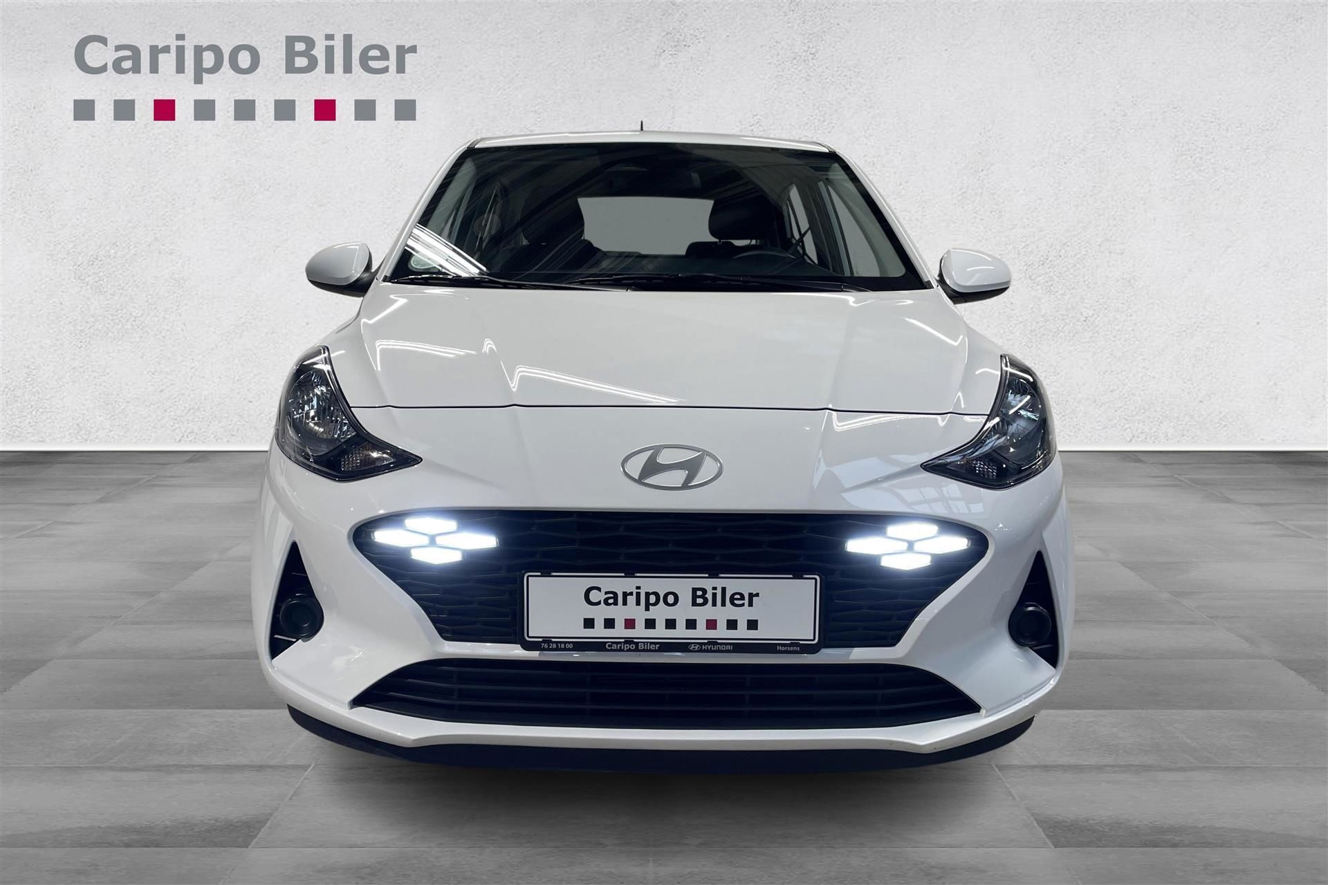 Hvid Hyundai i10 fra 2024