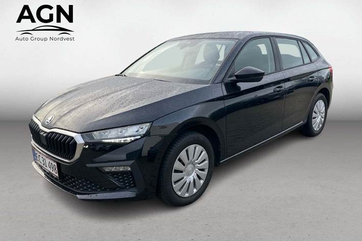 Sort Skoda Scala fra 2024