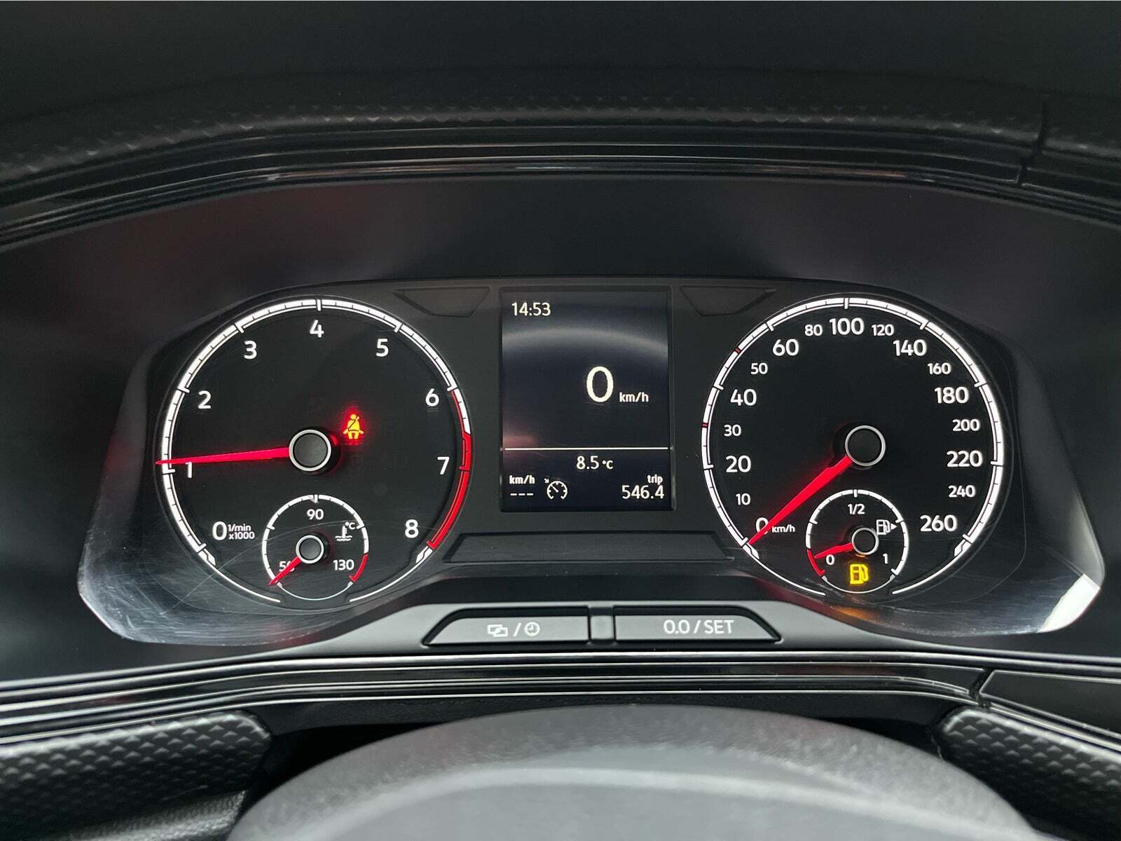 Blå VW T-Cross fra 2019