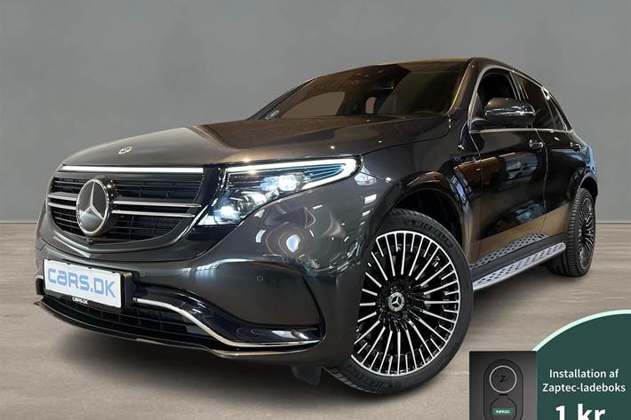 Grå Mercedes EQC 400 fra 2022