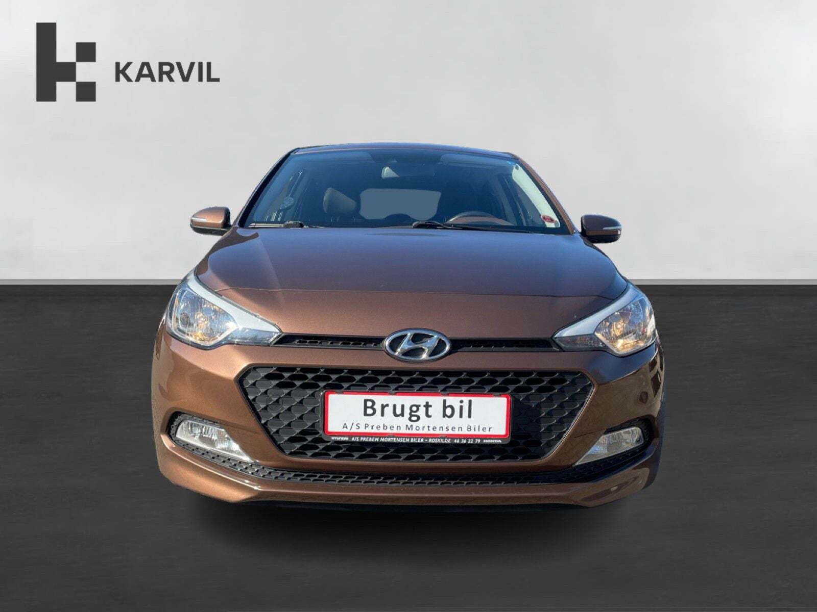 Brun Hyundai i20 fra 2015
