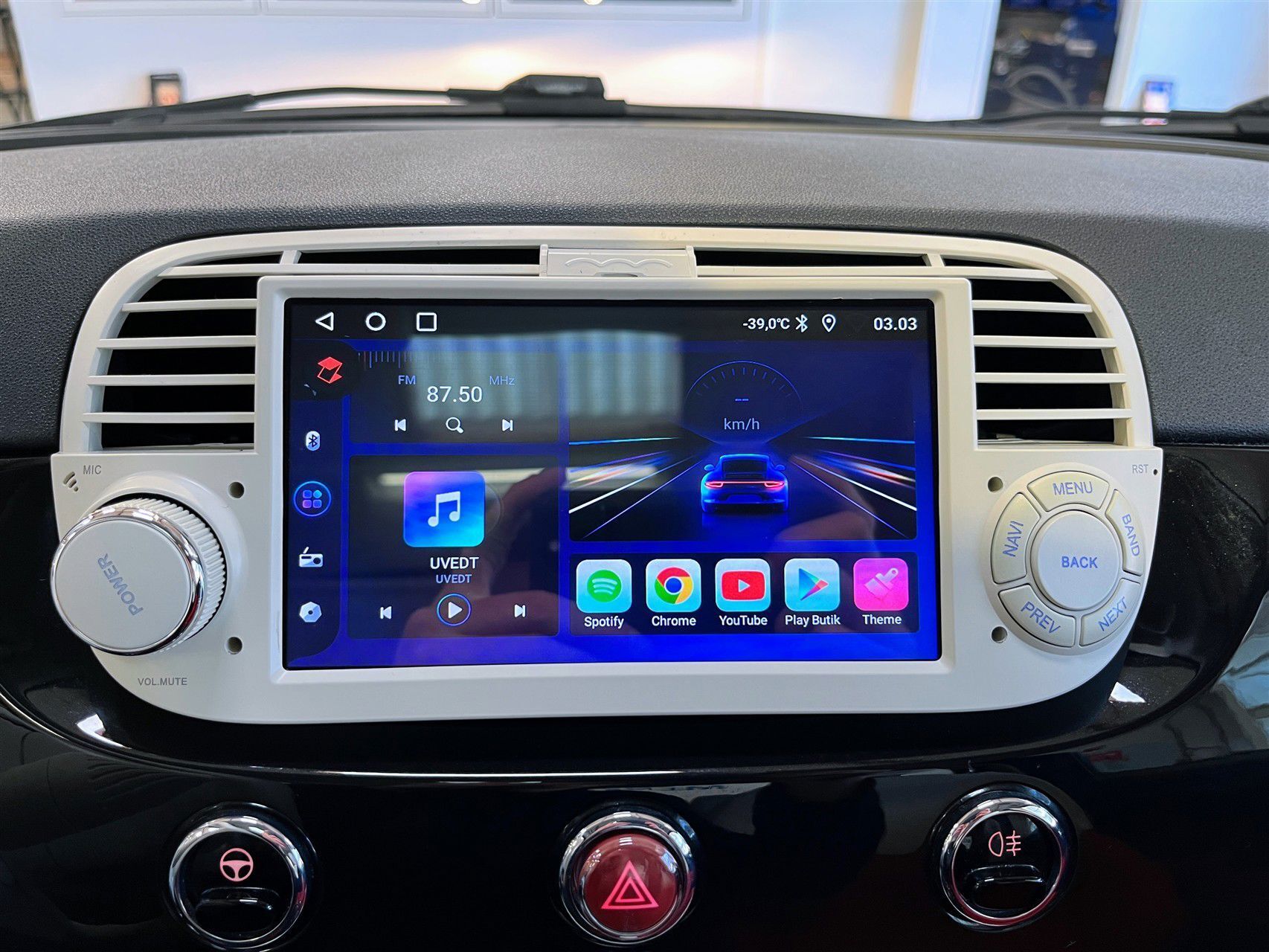 Sort Fiat 500 fra 2014