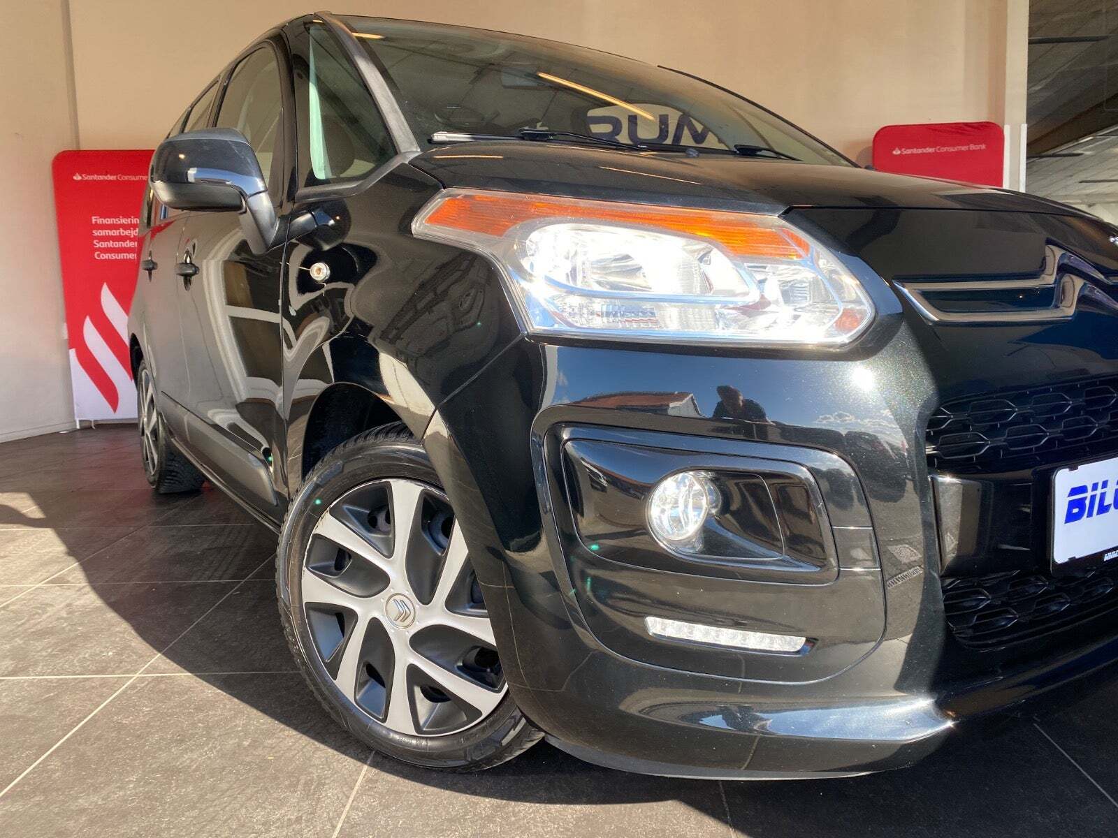 Sort Citroën C3 Picasso fra 2013 set udefra