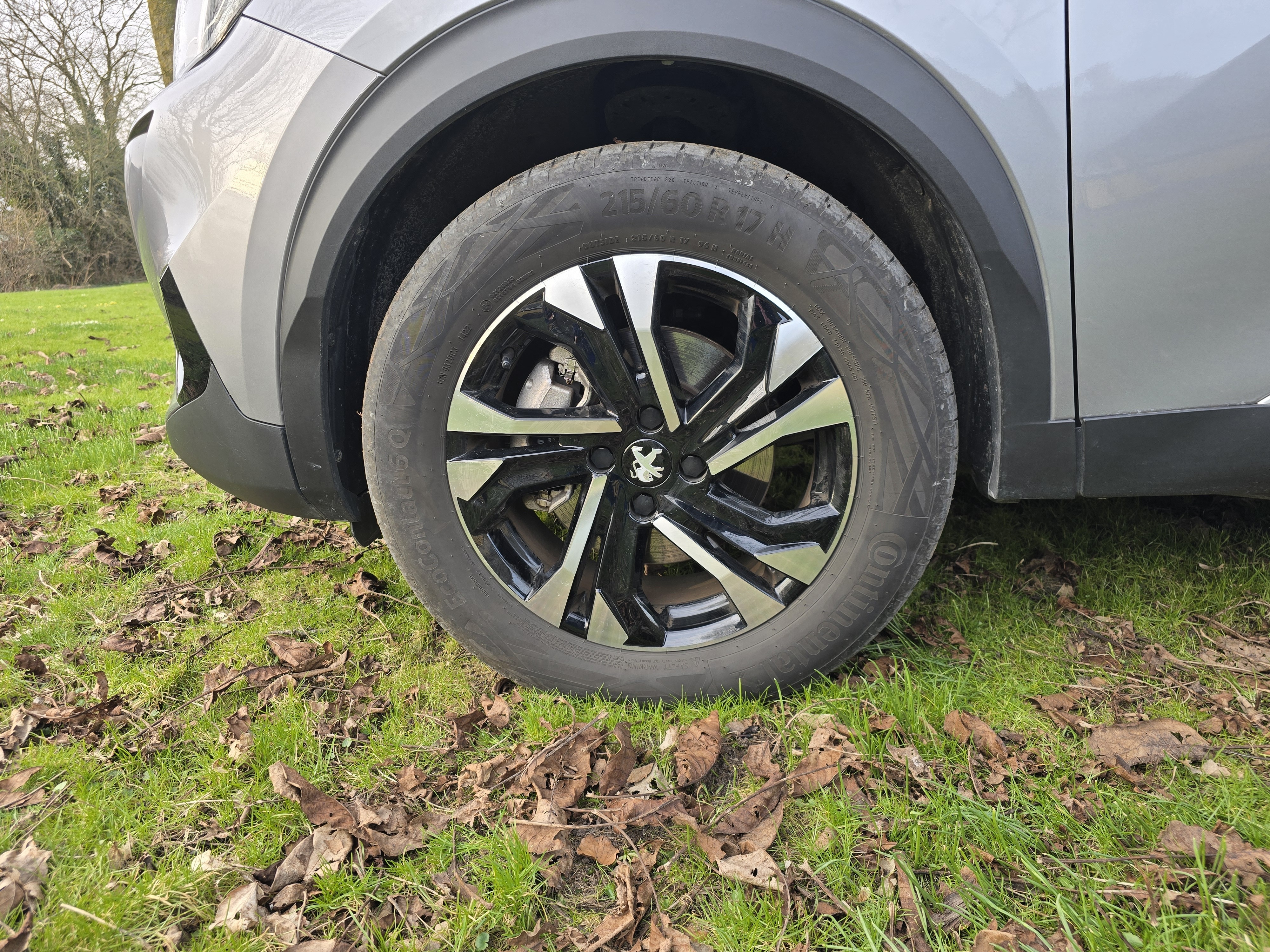 Grå Peugeot 2008 fra 2022