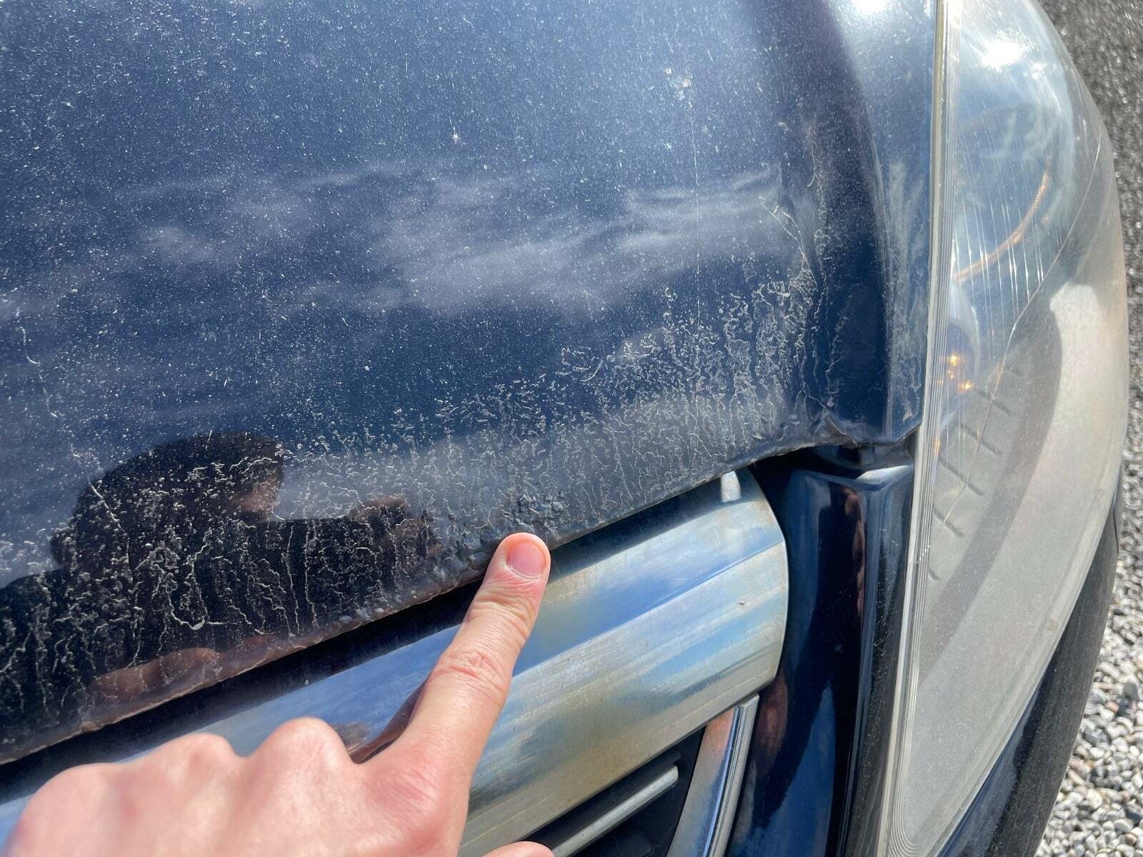 Sort Opel Zafira fra 2010