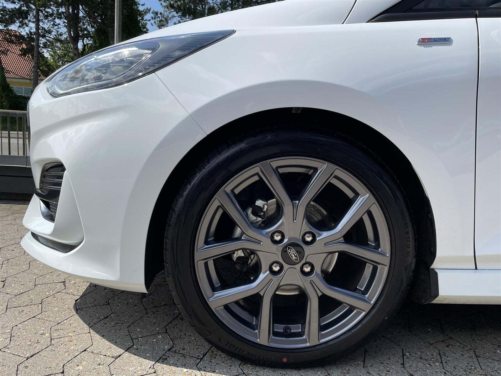 Hvid Ford Fiesta fra 2022