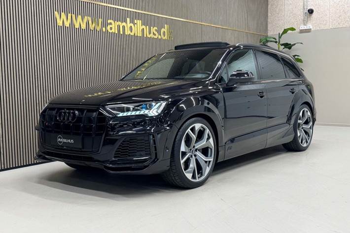 Gul Audi SQ7 fra 2021
