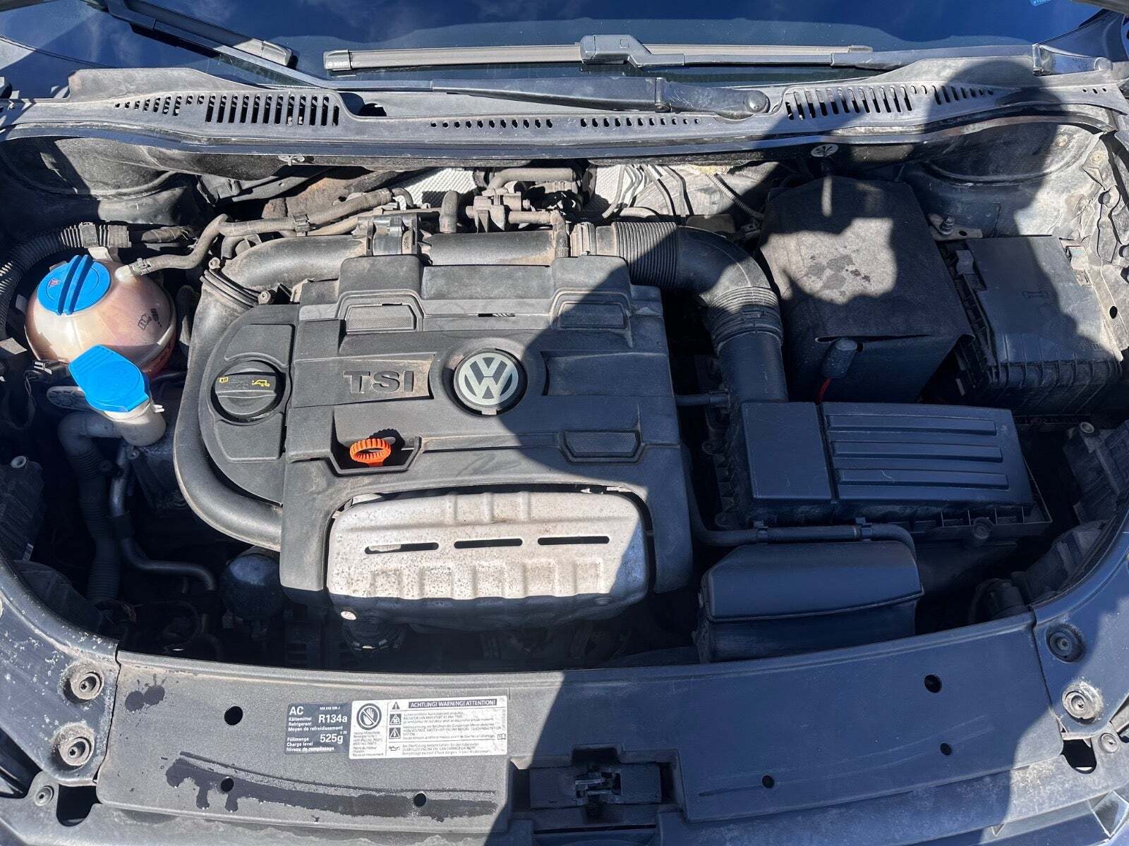 Grøn VW Touran fra 2011