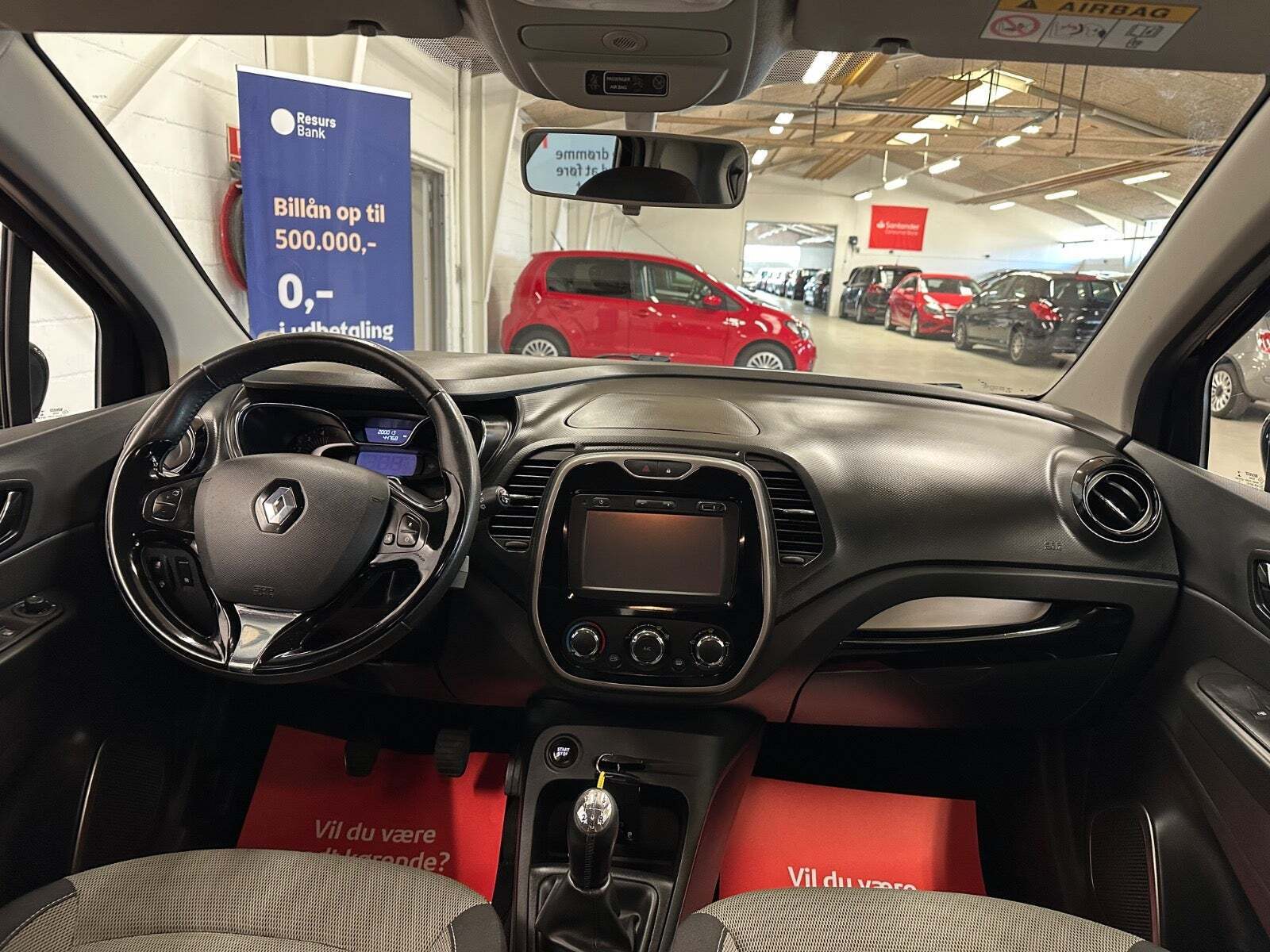 Sort Renault Captur fra 2016