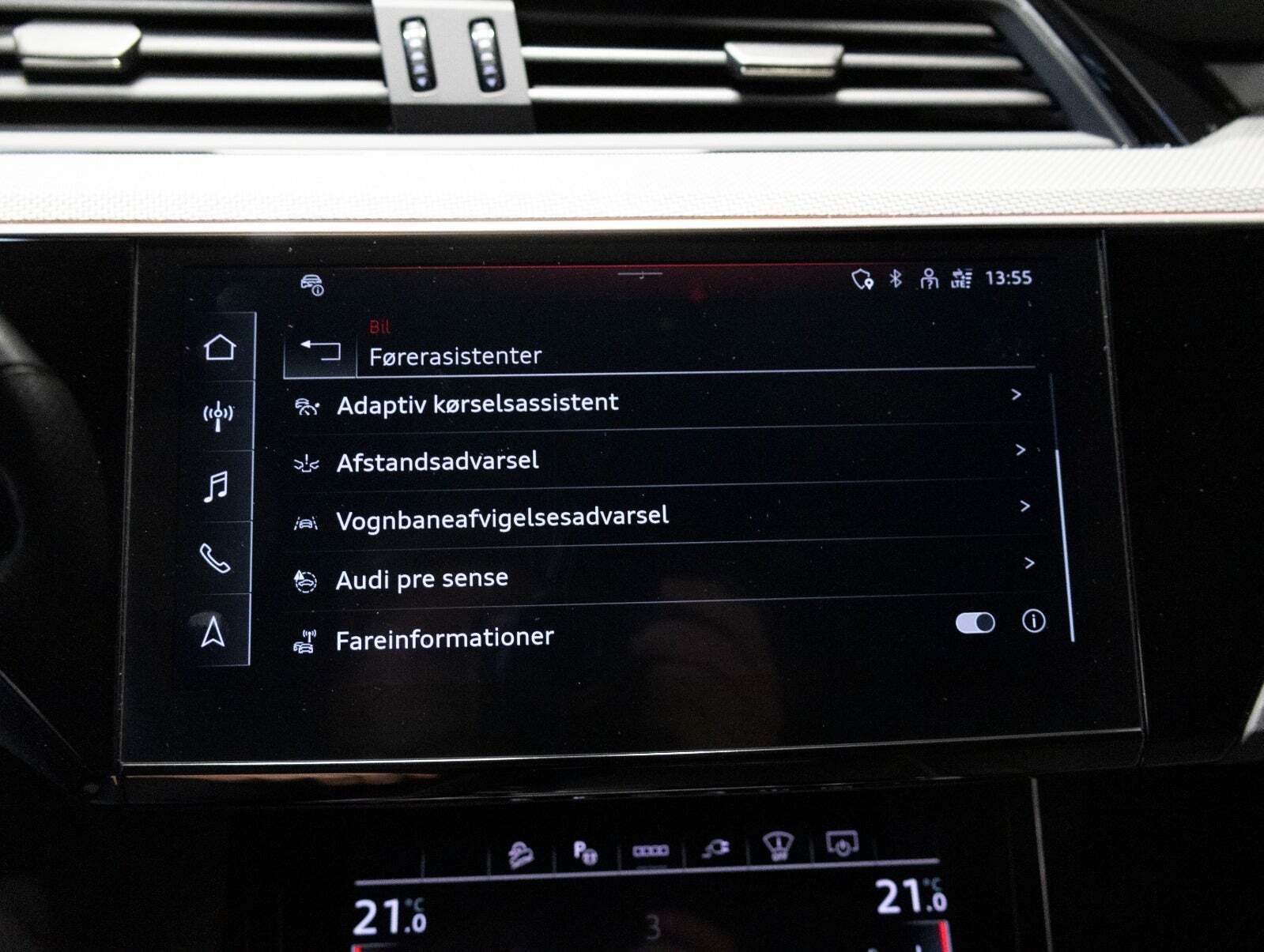 Sort Audi e-tron fra 2022