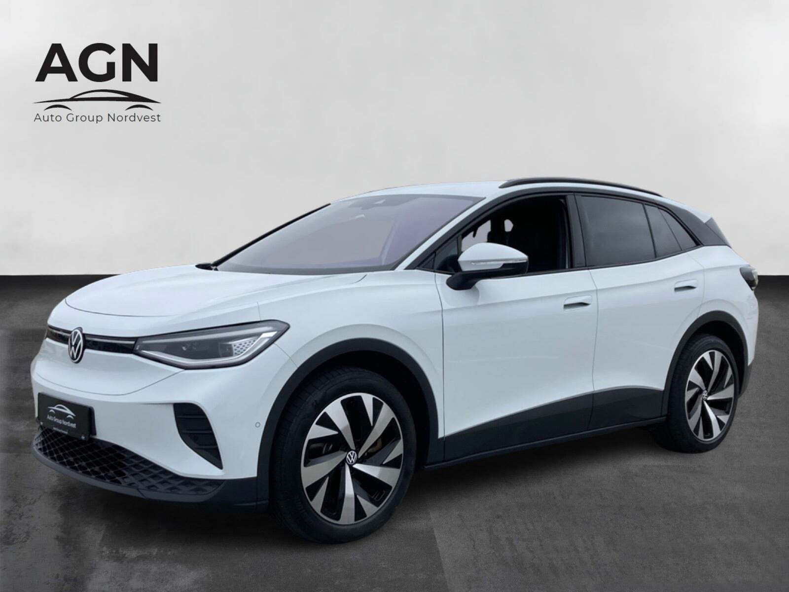 Hvid VW ID.4 fra 2024 set udefra