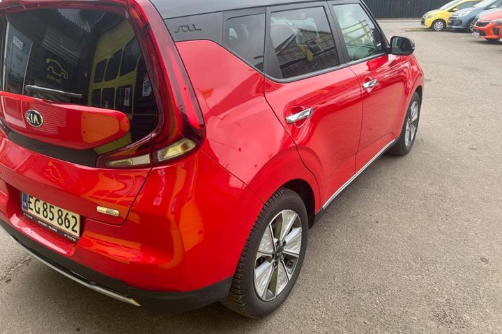 Rød Kia e-Soul fra 2019