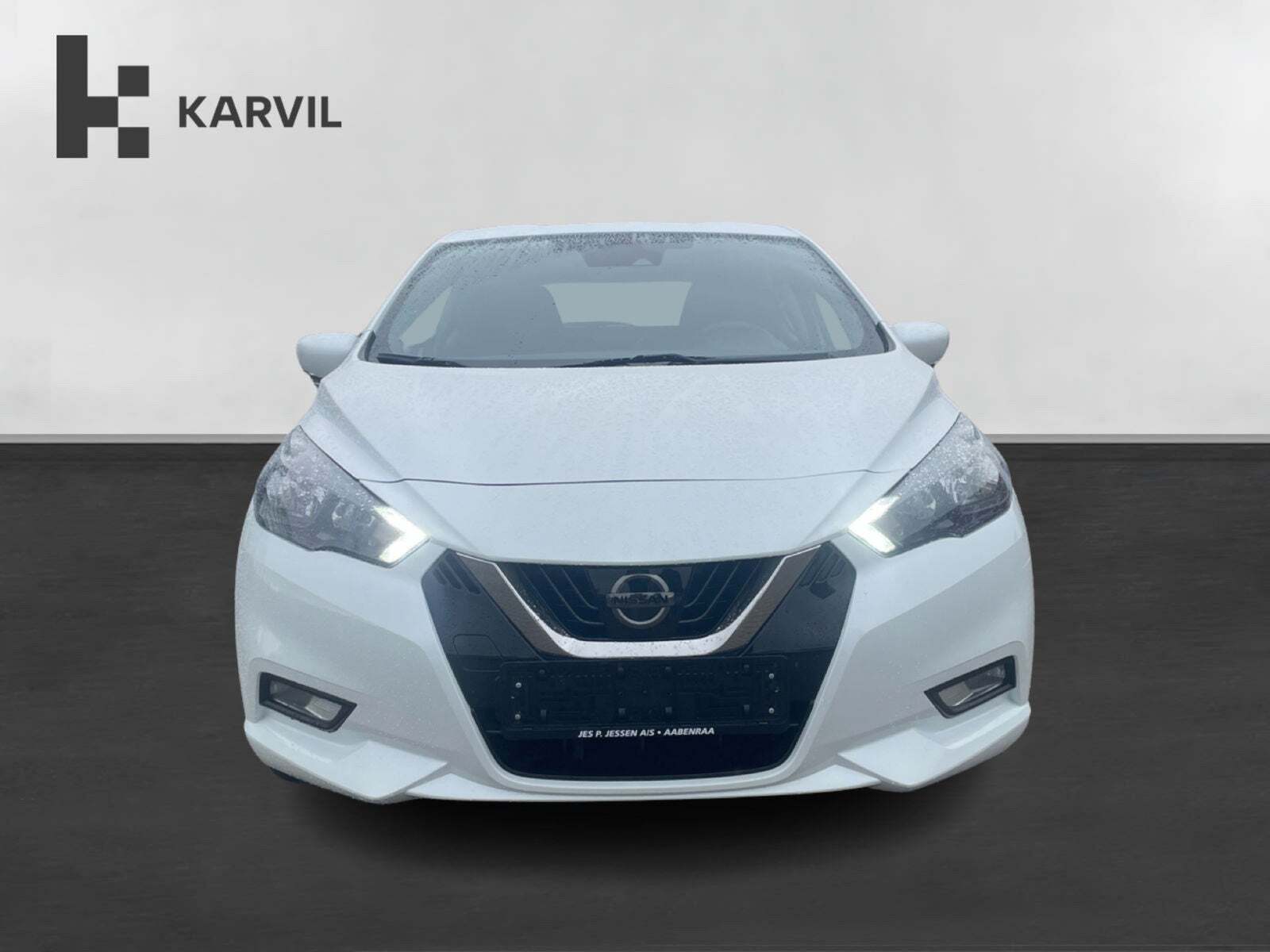 Hvid Nissan Micra fra 2021