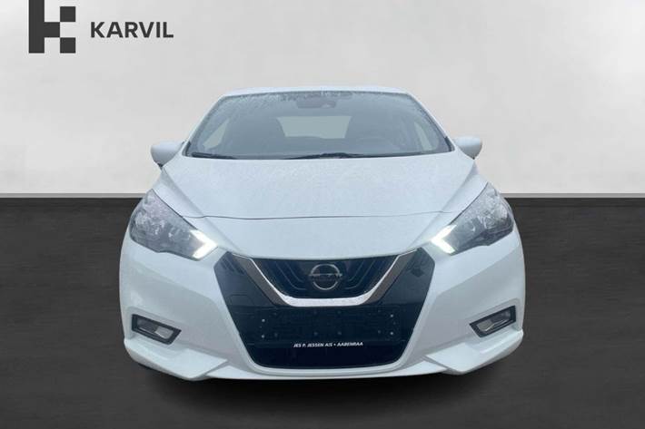 Hvid Nissan Micra fra 2021