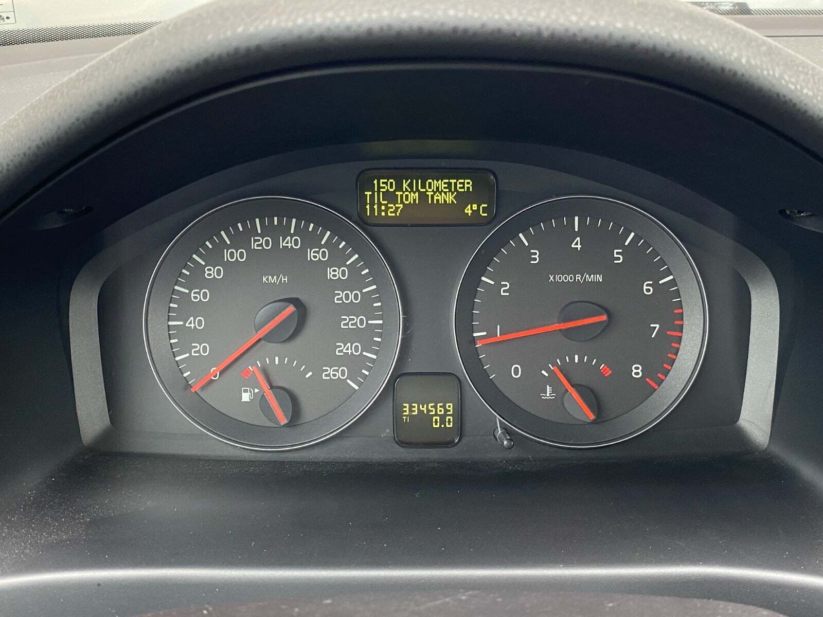 Sølv Volvo S40 fra 2007