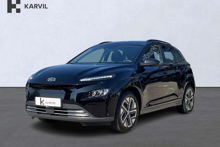 Sort Hyundai Kona fra 2021 set udefra