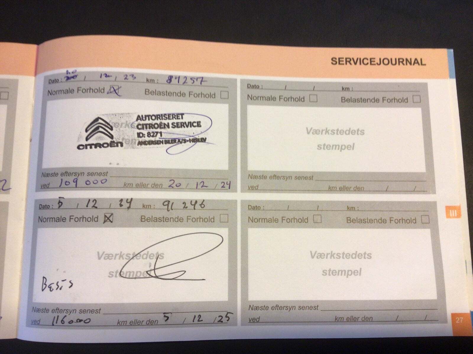 Hvid Citroën C4 fra 2017