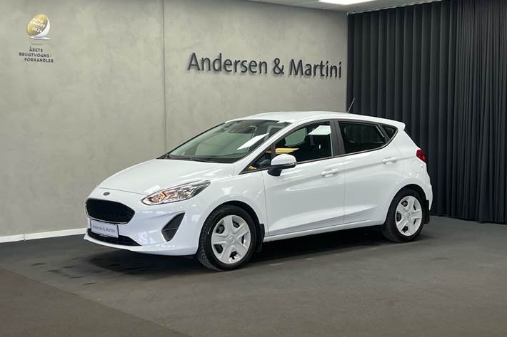 Hvid Ford Fiesta fra 2018