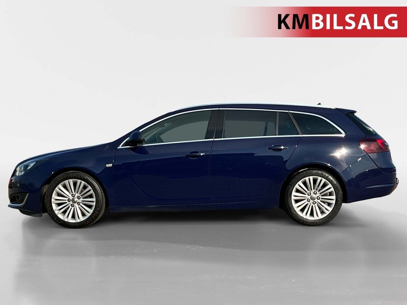 Blå Opel Insignia fra 2014