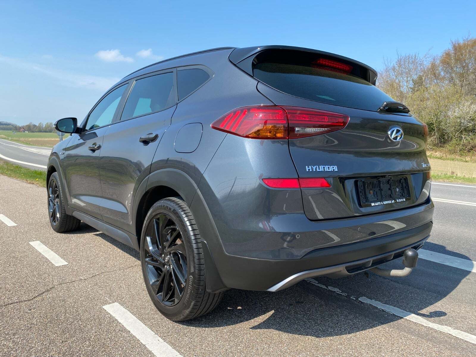 Grå Hyundai Tucson fra 2020