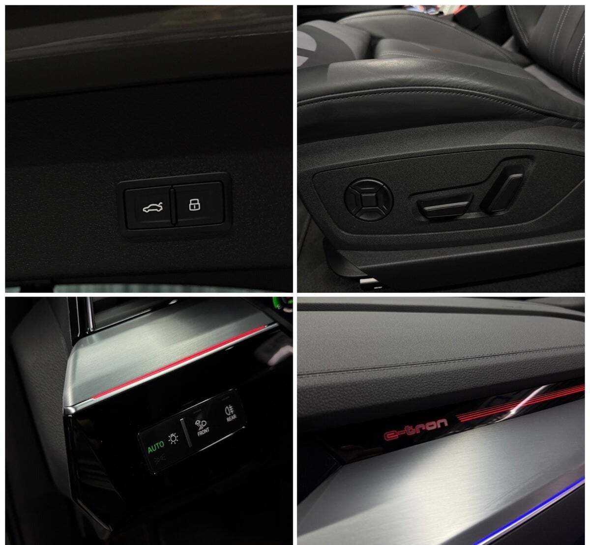 Grå Audi Q8 e-tron fra 2024