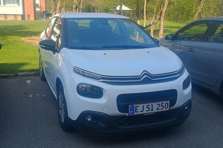 Hvid Citroën C3 fra 2018