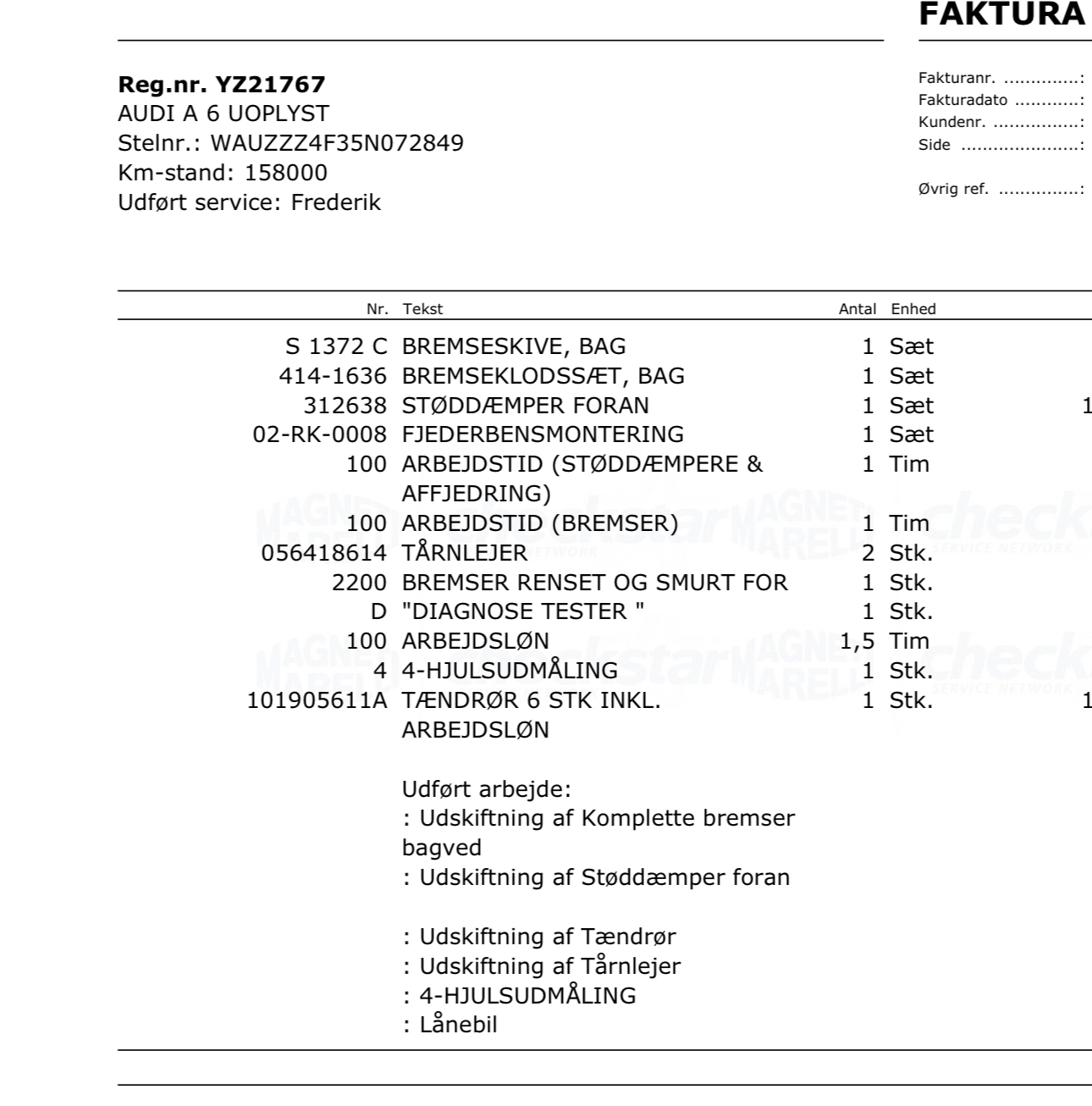 undefined Audi A 6 fra 2005