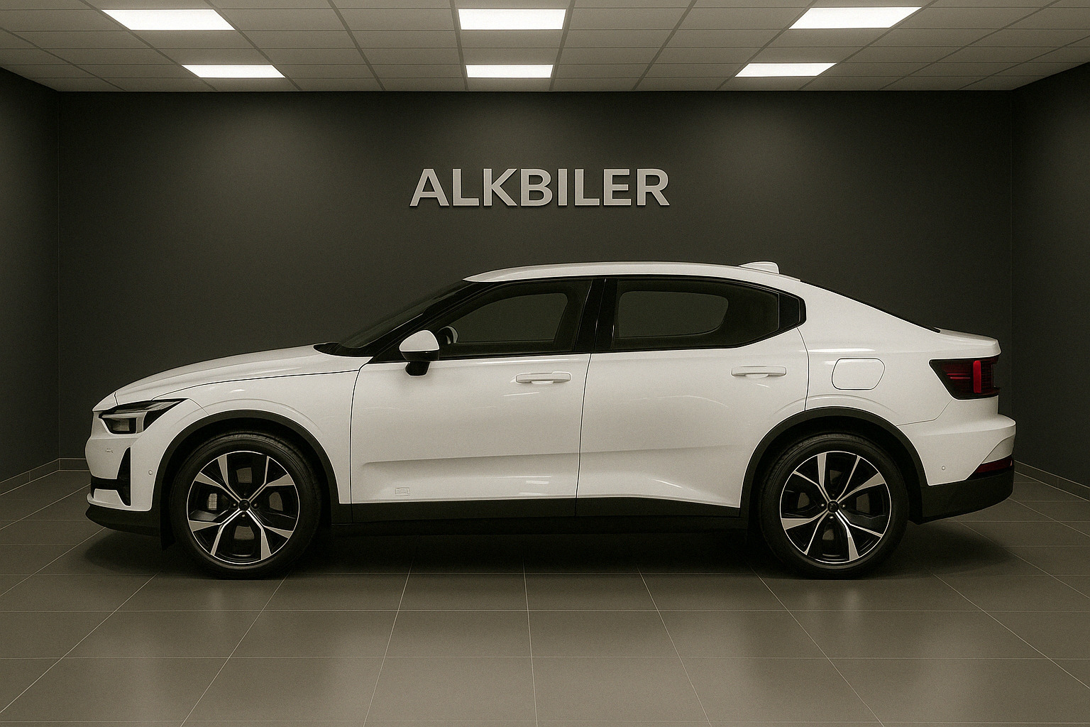 Hvid Polestar 2 fra 2023