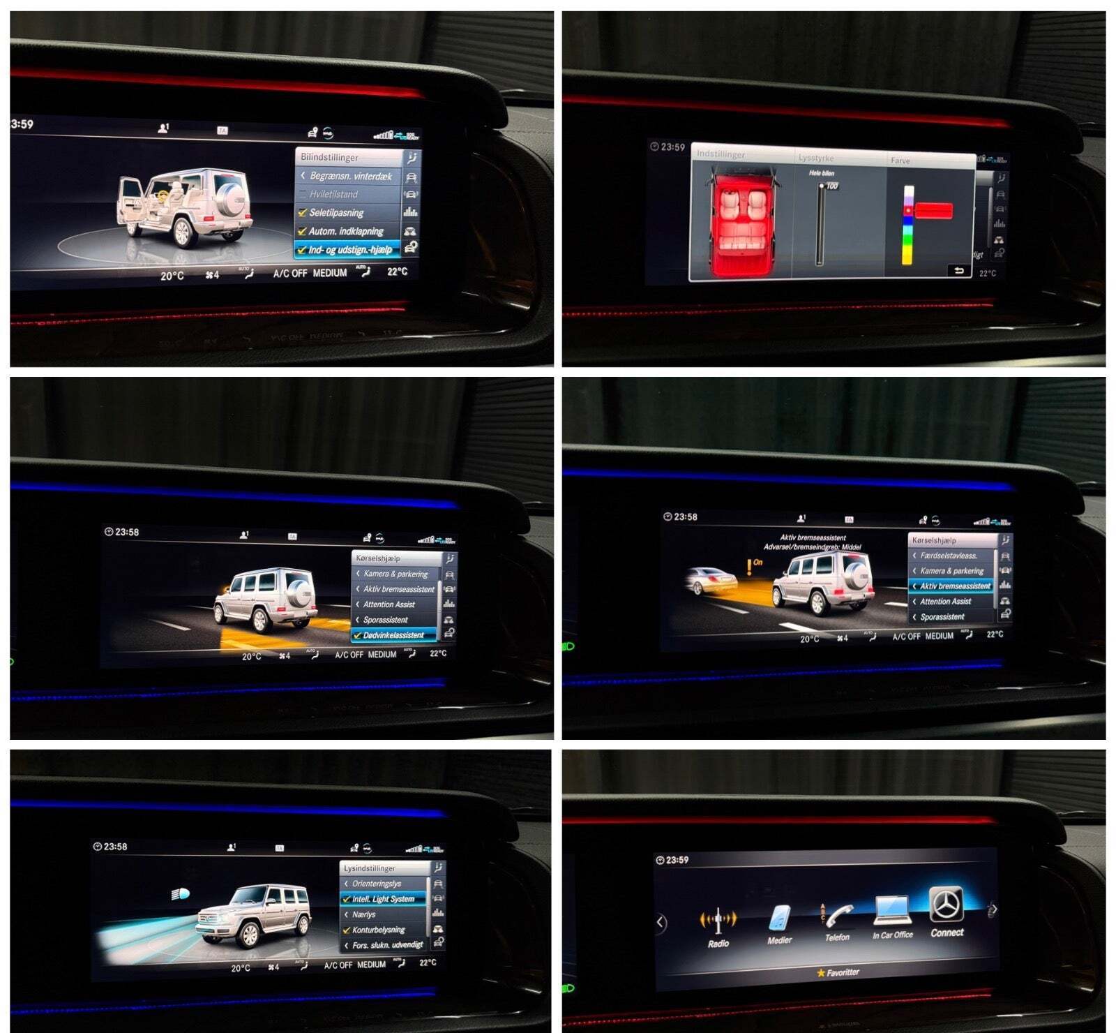 Sort Mercedes G350 d fra 2020