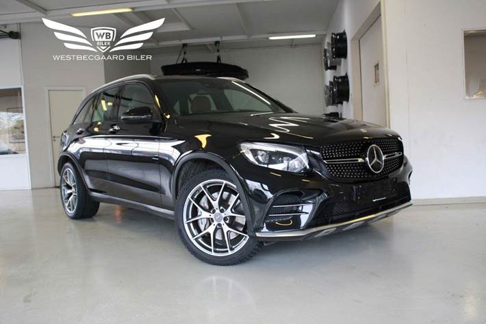 Brun Mercedes GLC43 fra 2016 set udefra