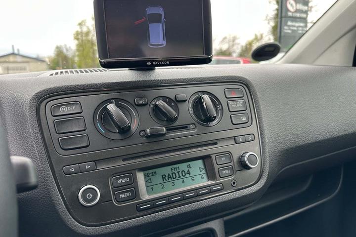 Blå Skoda Citigo fra 2013